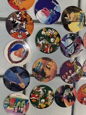 Vintage 30 POGS Disney Milk Caps