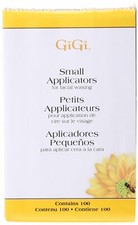 GiGi Small Applicators For FACIAL Waxing 100 Count Application Sticks
