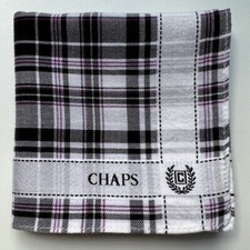 HANDKERCHIEF VINTAGE MEN'S PLAIDS  CHECKS COTTON POCKET SQUARE 18" B0448