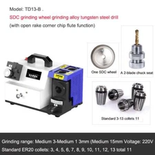 TD13-B Drill Bit Sharpener Drill Bit Grinding Machine Repair Grinder Twist Drill