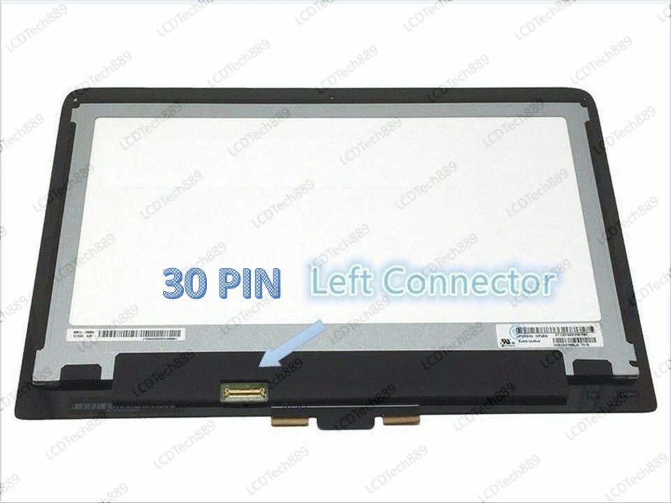 13.3'' LCD LED Touch Screen w Digitizer For HP Spectre 13-4103dx X360 1080P FHD - Image 4 of 4
