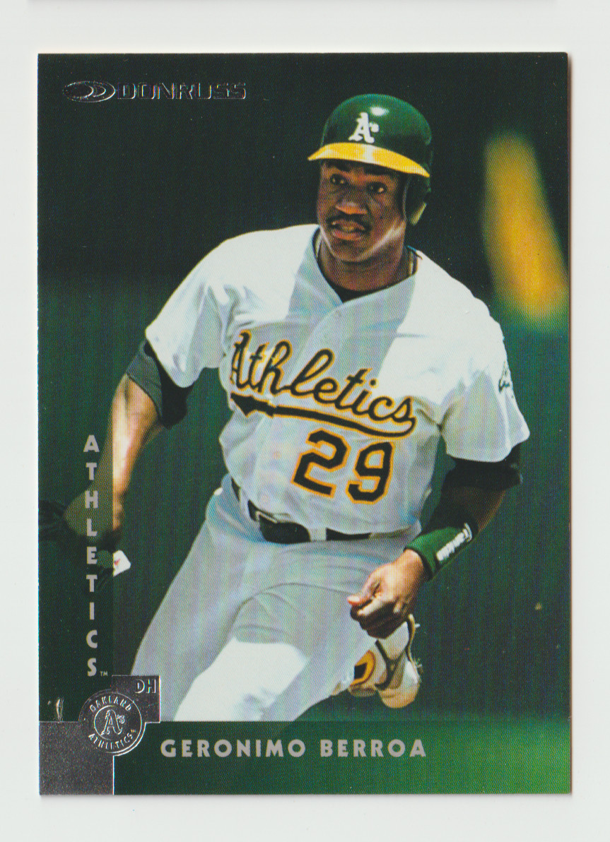 1997 Donruss Baseball #95 Geronimo Berroa - Oakland A's