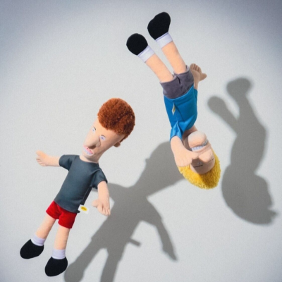 限定700体BEAMS/NICI【別注】ビーバス＆バットヘッド ぬいぐるみ 2体 NICI x bPr BEAMS Collabo BEAVIS AND BUTT-HEAD (TM) Set of 2 Plush