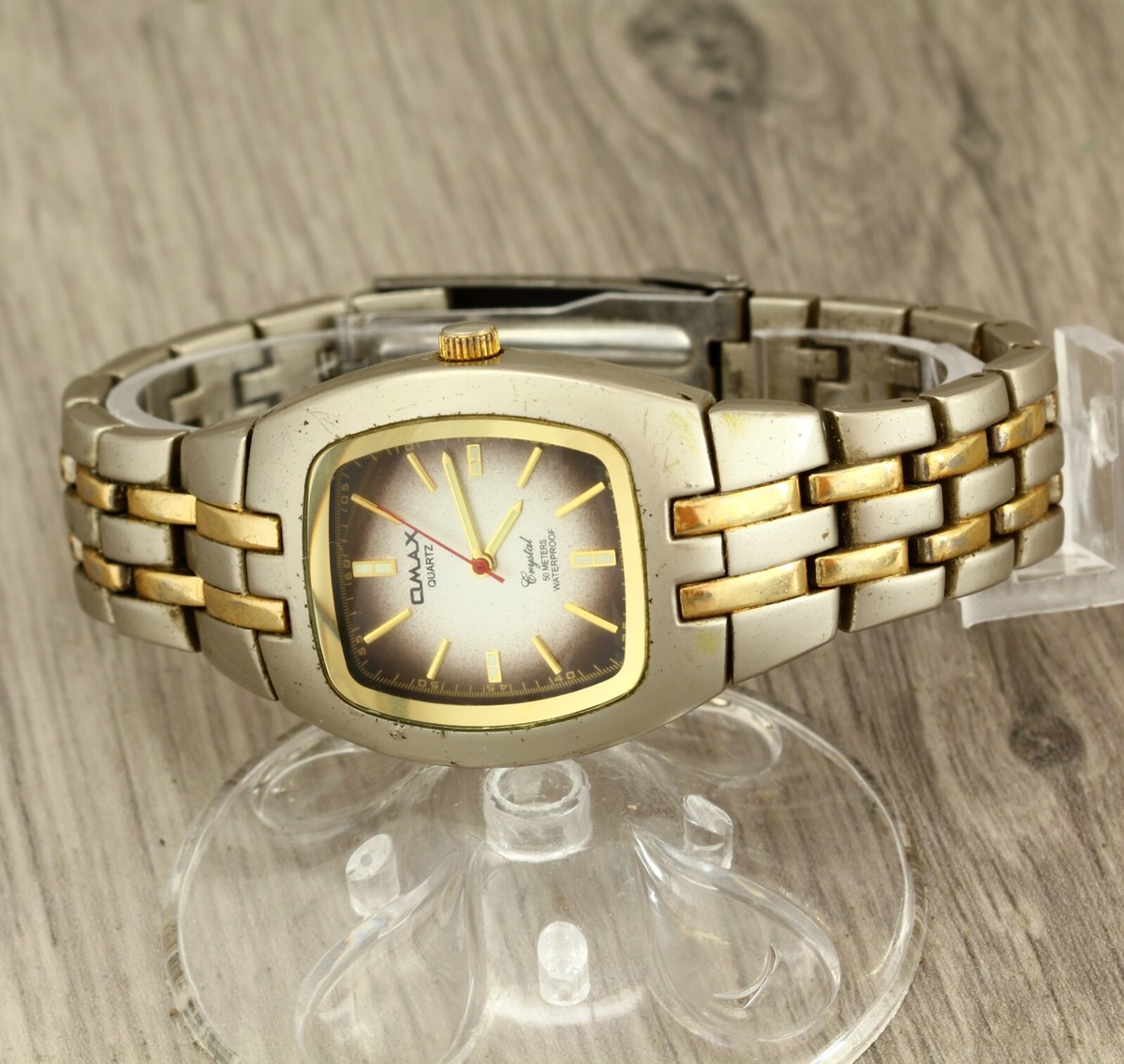 Omax quartz Crystal DBA081 50 meters waterproof vintage  display picture 2