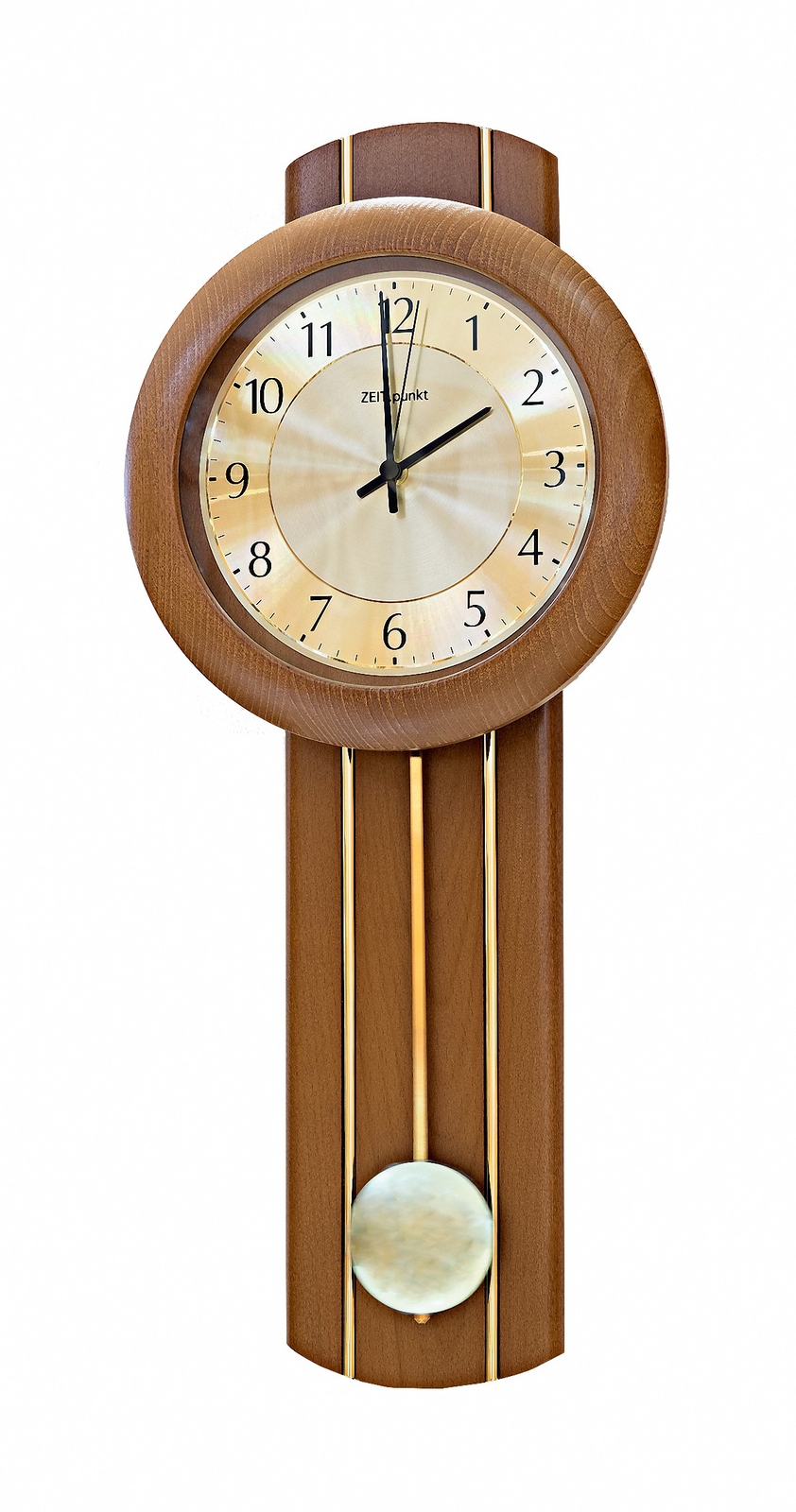Modern wall clock with quartz movement from Zeitpunkt (Zei.. ZP 17/672/2-762 NEW