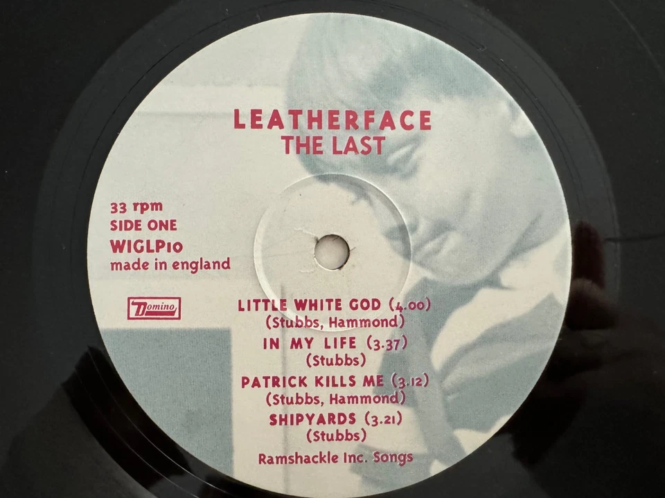 Leatherface "The Last" LP - Domino WIGLP10 - Original 1994 Punk UK Press - VG++ - Imagem 4 de 4