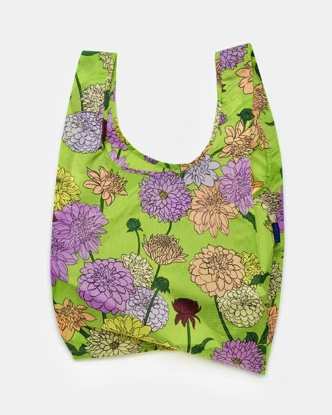 NEW! Baggu STANDARD BAG in “Dahlia” Floral — Recycled Nylon