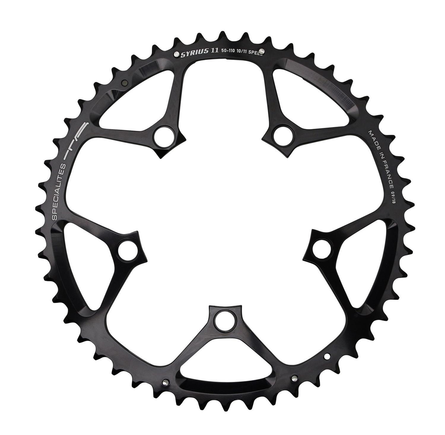 Plateau de route 52 dents compact 110mm en alu pour un pédalage fluide en 11 vitesses