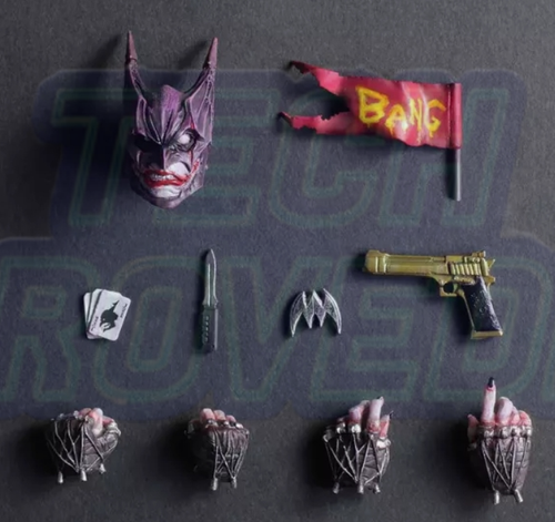Joker Batman Playing Art Together Kai Mobile Doll Model Toy DC Comics - Bild 4 von 6