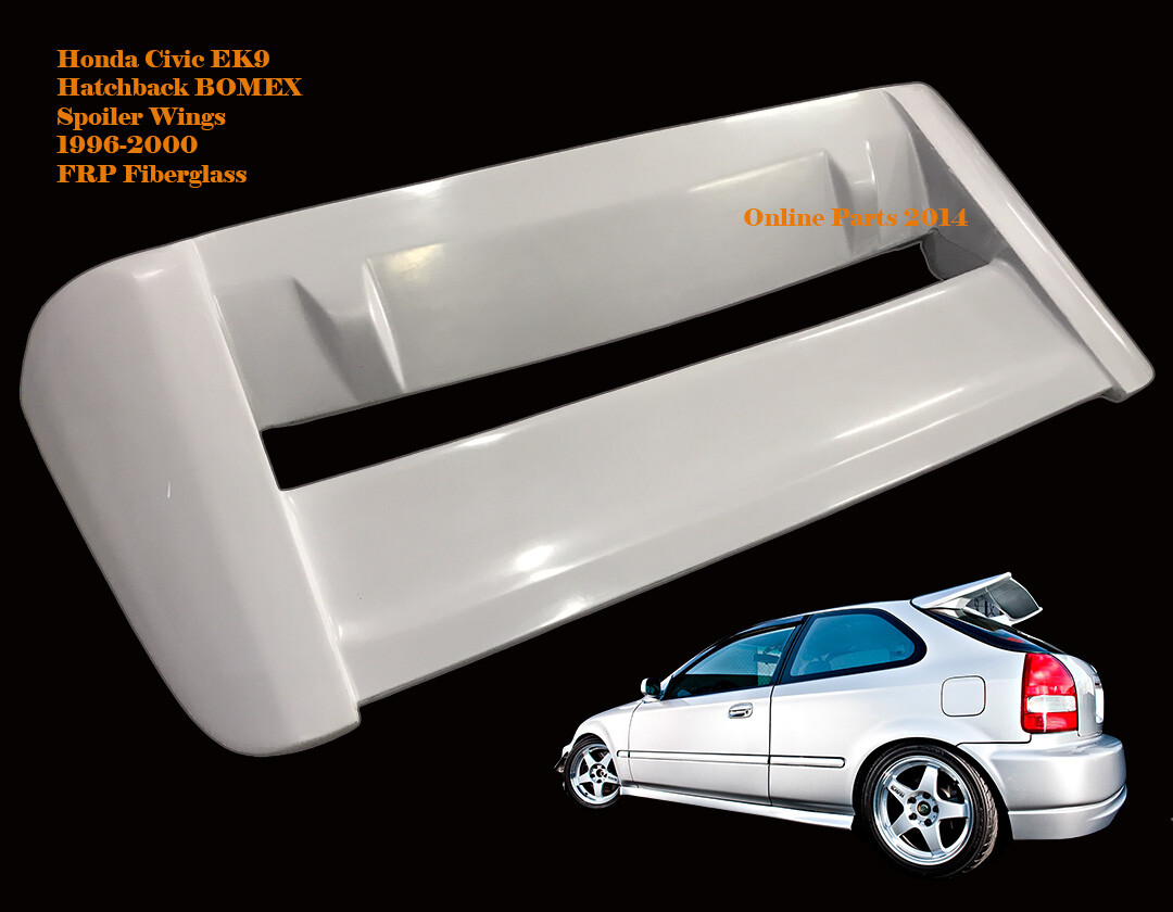 Honda Civic EK9 Rear Bonnet Spoiler Wing BOMEX Style EK9 EK3