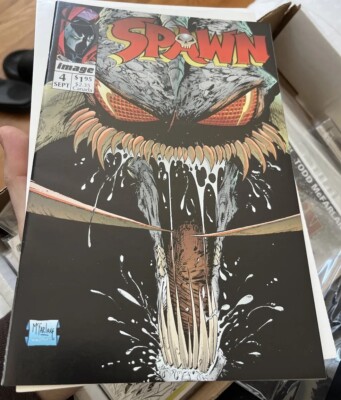 Spawn #4 McFarlane Cover 1992 Image Comics Violator  Clean