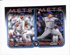 2024 Topps Update #US82 Tyler Jay Dedniel Nunez New York Mets RC Rookie Combos