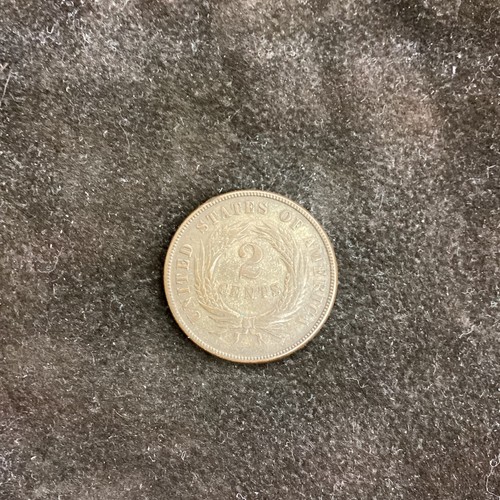 1871 United States 2 Cents Coin - Beautiful Coin! - Picture 2 of 3