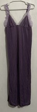 Vintage Nylon Nightgown Size Large Plum Color