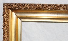 SUPERB ANTIQUE FIT 17 X 23 BAROQUE ORNATE PICTURE FRAME WOOD GOLD GILT VICTORIAN
