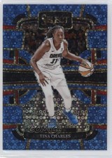 2024 Panini Select WNBA Concourse Light Blue Disco Prizm /125 Tina Charles 02dt