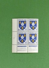 1954  Y&T 1005 SAINTONGES BLOC DE 4   TTB