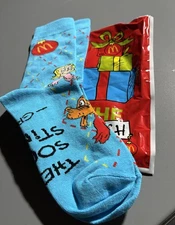 McDonalds Grinch Socks -Blue