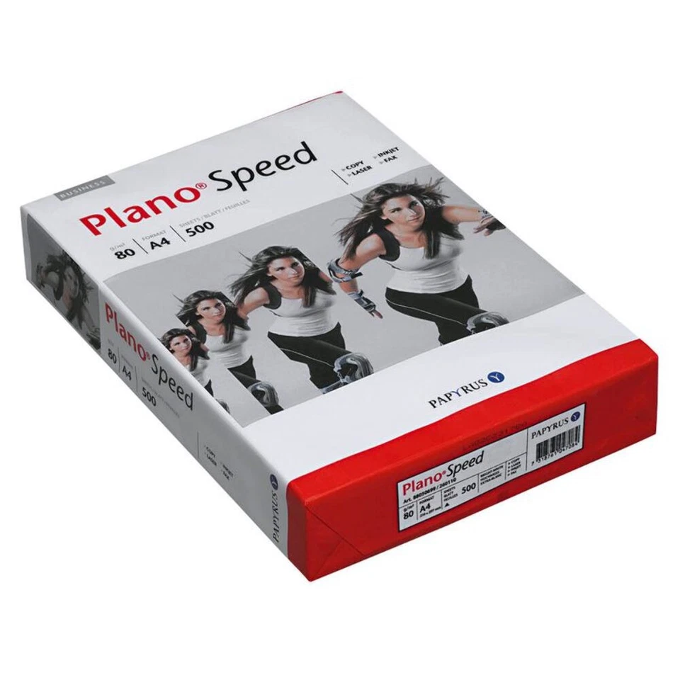 MARKTDISCOUNT Plano Kopierpapier Speed DIN A4 80 g/qm 500 Blatt