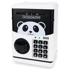 Kids Electronic Password Safe Mini ATM Piggy Bank Toy for 3-14 Year Old Boys and