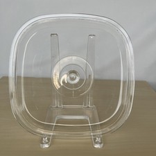Square Pyrex Glass Lid Clear PRISTINE No Ribs Glass 9
