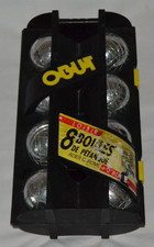 Vtg Obut Loisir 8 Chrome Boules Petanque Set In Black Hard Carry Case