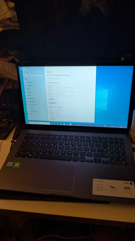 Asus X509FJ i7-8565U CPU @ 1.80GHz 1tb 8GB Ram geforce Mx230 2gb - Image 2 of 4