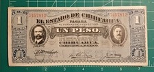 Mexico - Chihuahua 1 Peso, 1915 P-S530 SERIE L