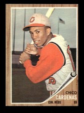 1962 Topps #381 Chico Cardenas Reds EX-MT *8z