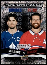 2021-22 UPPER DECK MVP ENCOUNTER ON ICE John Tavares JEFF PETRY Toronto Maple