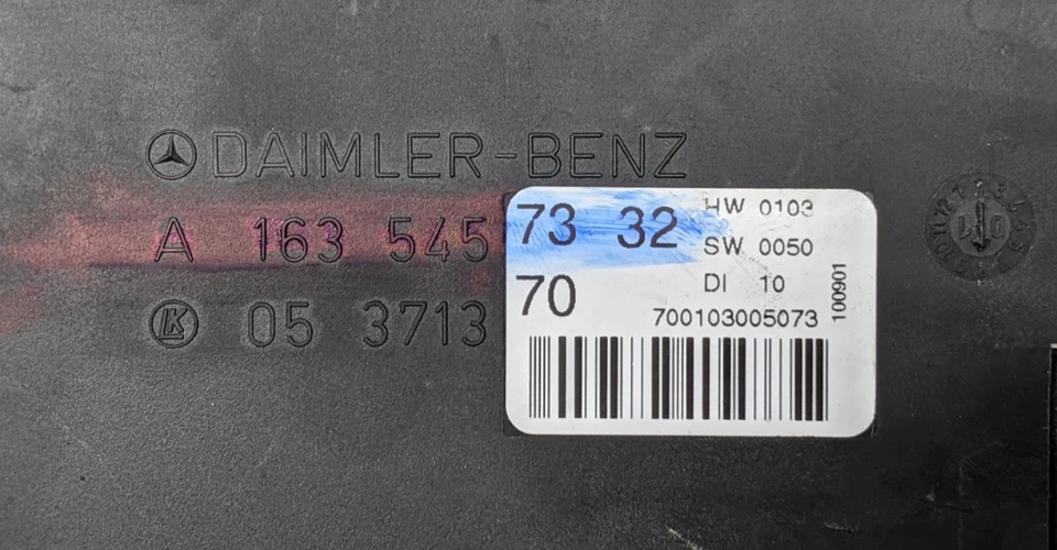 MERCEDES BENZ ML500 ML55 ML350 1998-05 CONFORT CARROCERÍA ORDENADOR MÓDULO DE CONTROL BCM Foto 2 de 2