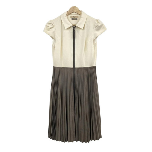 Maglie par ef-de Brown Beige Cream Women's Dress
