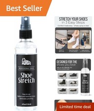 Shoe Stretch Liquid Spray for Shoes Boots Leather Suede Canvas 4 Oz Professional