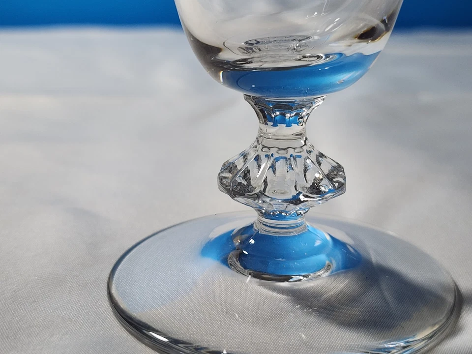 Duncan & Miller Willow Pattern Set Of 6 Iced Tea Goblets 6.5" - Image 4 of 4