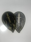 Army Pair of Military Patches Sword and Flame Design Subdued Colors — photo 4