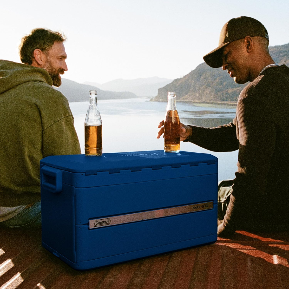Coleman Snap 'N Go 45-Quart Collapsible Hard Cooler, Portable Hard