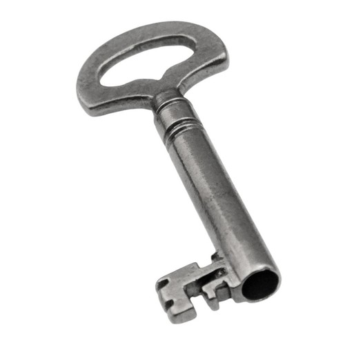 Llave BANDERA BARNIZADA con Eje Hueco 15/8" Pequeña - Llave Antigua Llave Vintage - ref.k581 - Imagen 2 de 5