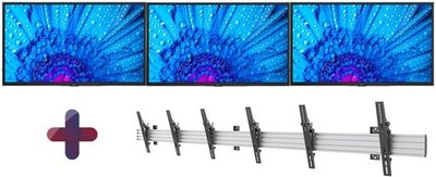 NEC Menuboard 3x MultiSync M321 Signage Display 80 cm 32 Zoll inkl. Neomounts