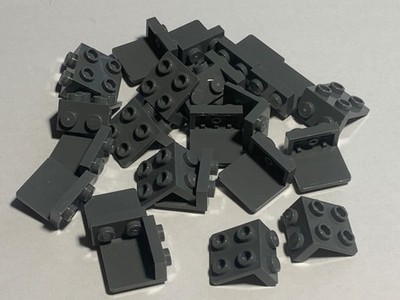 23 Lego Teile dunkelgrau 6117972: WINKELPLATTE 1X2 / 2X2 Konvolut Star Wars