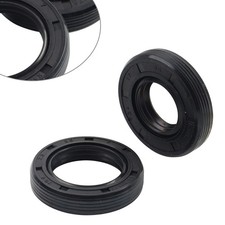 2PCS Crankshaft Oil Seals For Yamaha PW50 PY50 Dirt Bike Motorcycle Black Rubber
