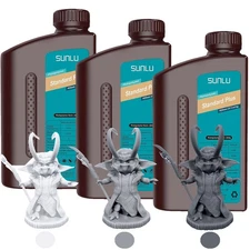 SUNLU Upgraded Standard Plus Resin 1KG 3D Printer Resin,Stronger Toughness