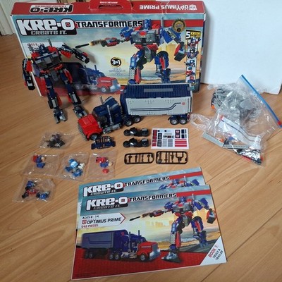 Transformers Kre-O, Optimus Prime Truck & Trailer, komplett (mit Ersatzteilen) Hasbro