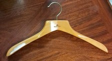 VTG Norwood Clothes Coat Hanger Heavy Duty Wood Near MINT