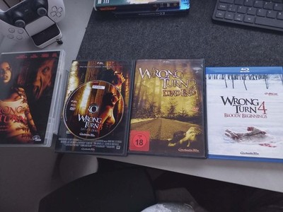 Wrong Turn 1-4 DvD blu ray