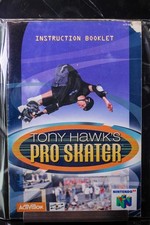 NO GAME- Tony Hawk Nintendo 64 N64 Instruction Manual Booklet Only