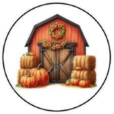 AUTUMN BARN HALLOWEEN ENVELOPE SEALS LABELS STICKERS PARTY FAVORS