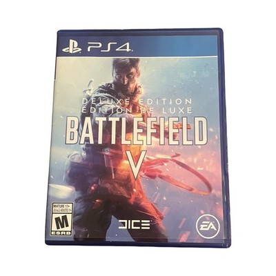 Battlefield V Deluxe Edition PS4 (Sony PlayStation 4) MINT DISC - Tested