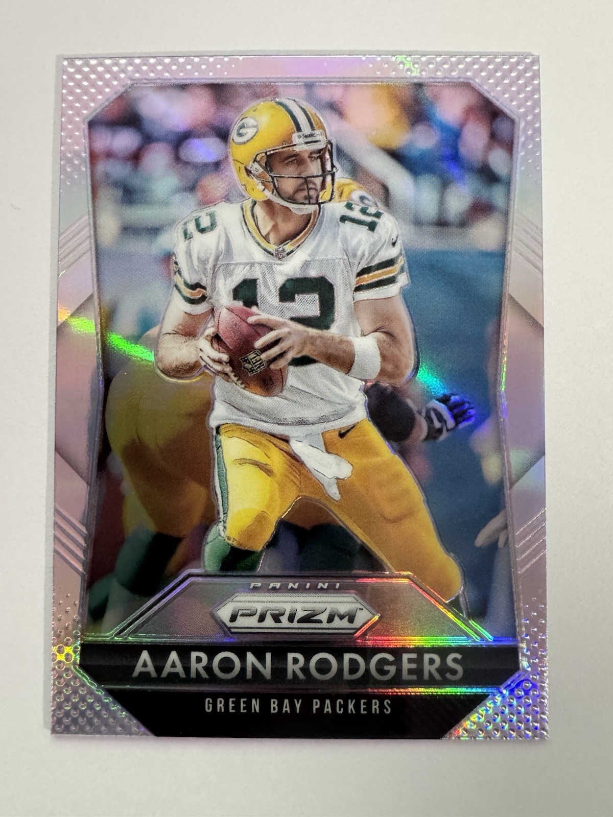 2015 Panini Prizm - Aaron Rodgers #112 Silver Prizm