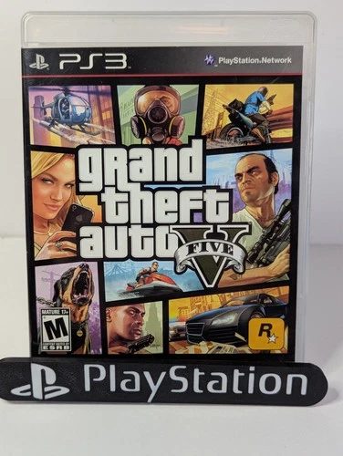 Grand Theft Auto V Five 5 GTA Playstation 3 PS3 - Tested Working!