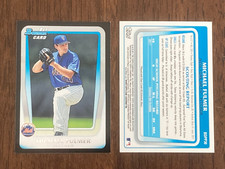MICHAEL FULMER - 2011 BOWMAN - NEW YORK METS- ROOKIE - CARD #BDPP30. rookie card picture